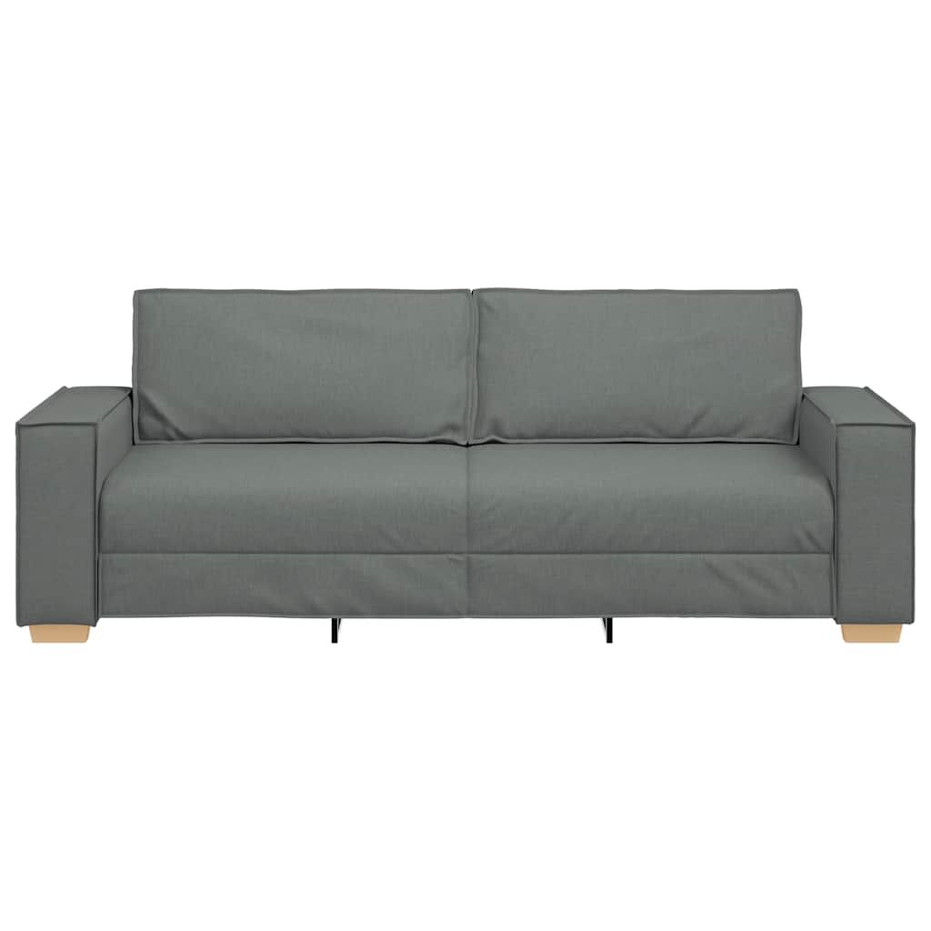 vidaXL 3-Seater Sofa Dark Grey 180 cm Fabric