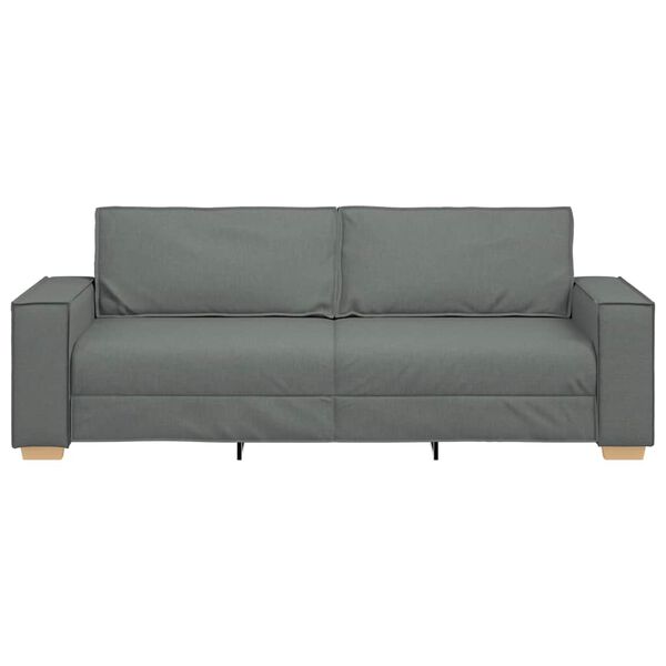 vidaXL 3-Seater Sofa Dark Grey 180 cm Fabric