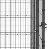 vidaXL Outdoor Dog Kennel Steel 110x220x180 cm