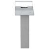 vidaXL Mesh Garden Gate Galvanised Steel 415x150 cm Grey