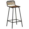 vidaXL Bar Chairs 2 pcs Solid Reclaimed Wood