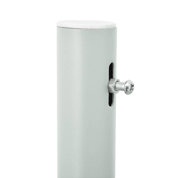 vidaXL Patio Retractable Side Awning 120x500 cm Grey