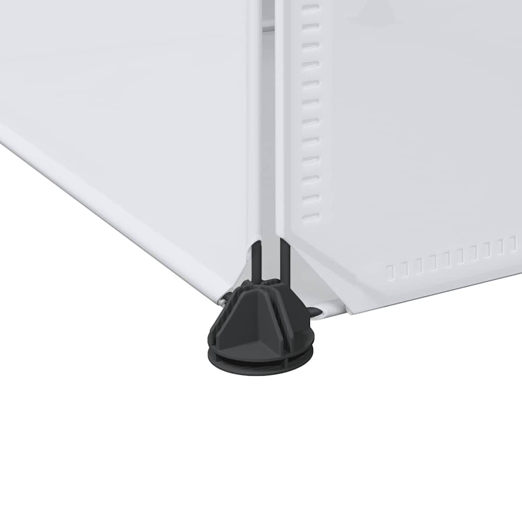 vidaXL Modular Cabinet with 9 Compartments 109x36.5x143 cm White