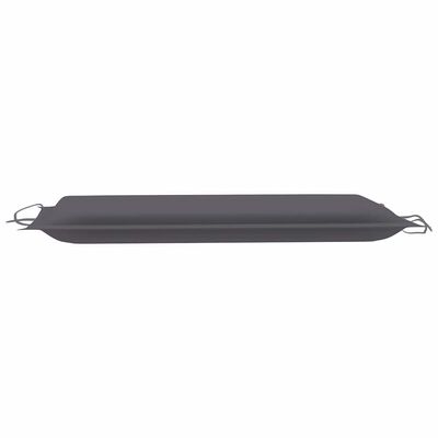 vidaXL Rocking Sun Lounger with Cushion Solid Teak Wood