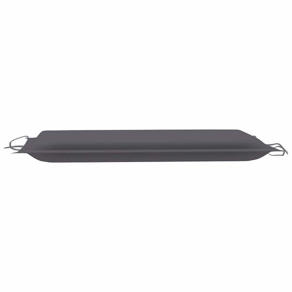 vidaXL Rocking Sun Lounger with Cushion Solid Teak Wood