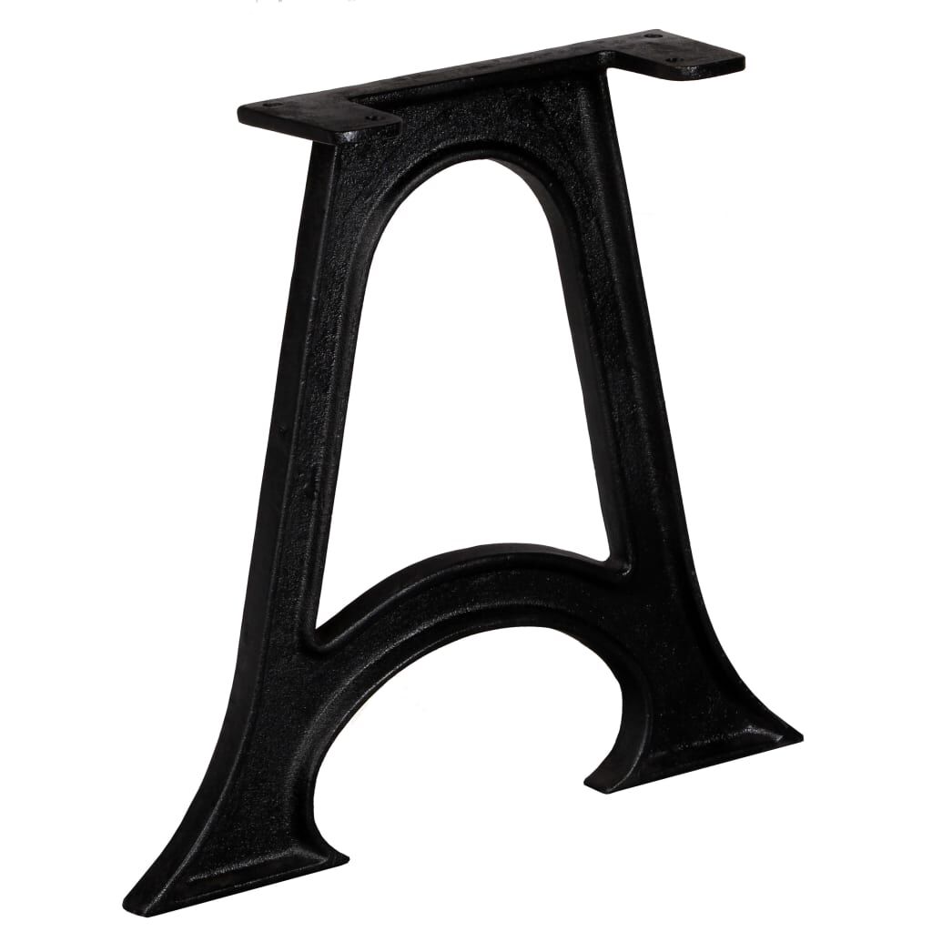vidaXL Coffee Table Legs 2 pcs with Arched Base A-Frame Cast Iron
