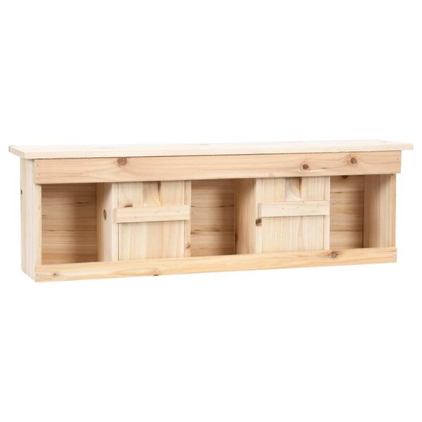 vidaXL Sparrow House with 5 Rooms 68x15x21 cm Firwood