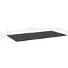 vidaXL Bookshelf Boards 4 pcs Grey 100x50x1.5 cm Engineered Wood