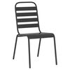 vidaXL 9 Piece Garden Dining Set Anthracite Steel