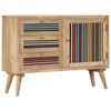 vidaXL Sideboard 100x30x75 cm Solid Mango Wood