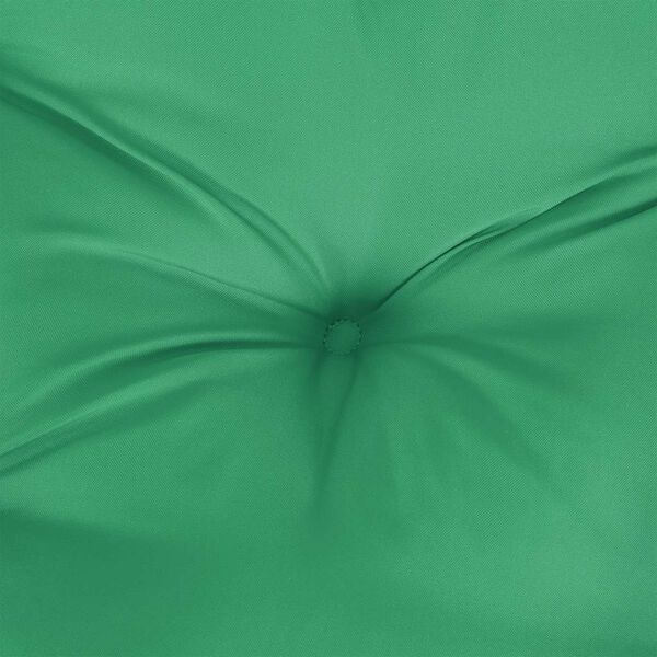 vidaXL Garden Bench Cushion Green 120x(50+50)x7cm Oxford Fabric