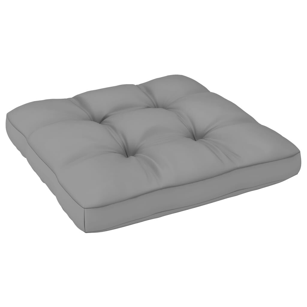 vidaXL Garden Footstools with Cushions 2 pcs Solid Pinewood