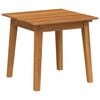 vidaXL Side Table Brown Solid Acacia Wood
