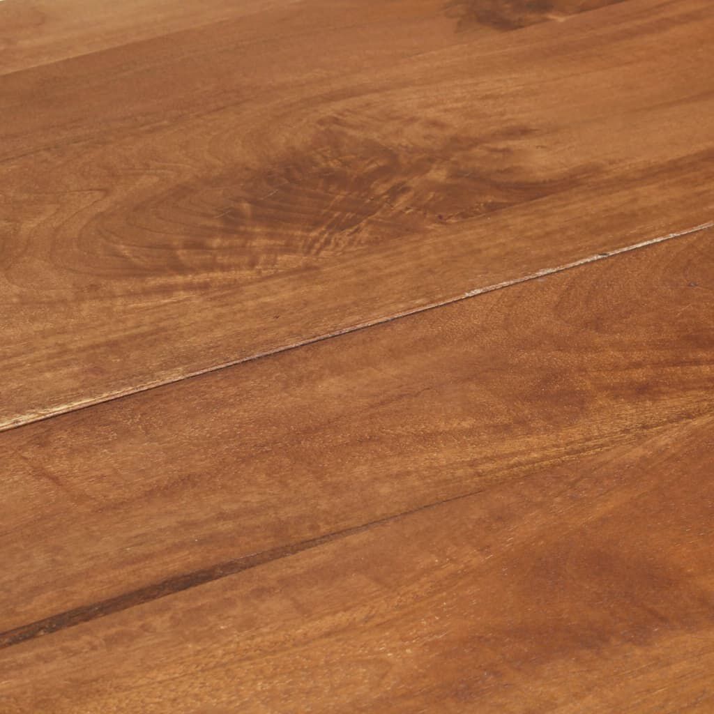 vidaXL Dining Table Round 110x76 cm Solid Mango Wood