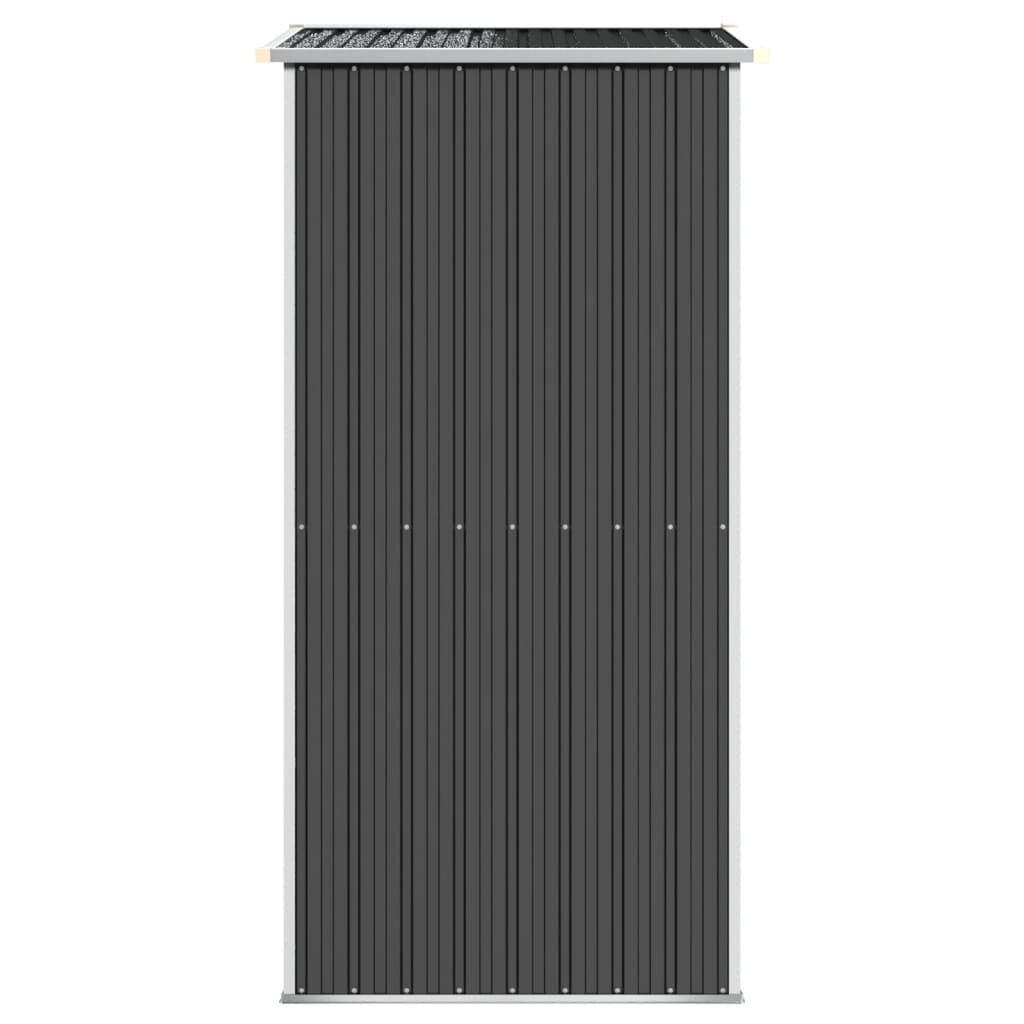 vidaXL Garden Shed Anthracite 192x108x223 cm Galvanised Steel