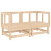 vidaXL 6 Piece Garden Lounge Set Solid Wood Pine