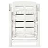 vidaXL 3 Piece Bistro Set Plastic White
