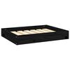 vidaXL Dog Bed Black 61,5x49x9 cm Solid Wood Pine