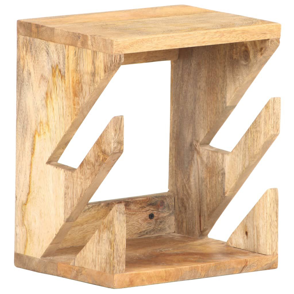 vidaXL Wall Mounted Skateboard Holder 25x20x30 cm Solid Mango Wood