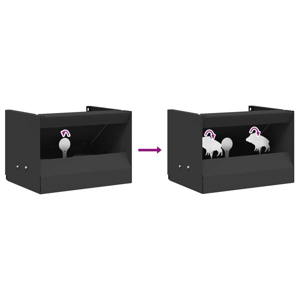 Magnetic Knockdown Pellet Catcher 4+1 Targets Wild Boar Design