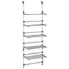 vidaXL 5-Tier Hanging Laundry Drying Rack Aluminium