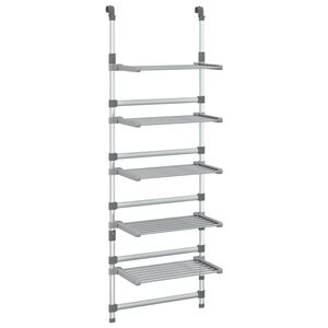 vidaXL 5-Tier Hanging Laundry Drying Rack Aluminium