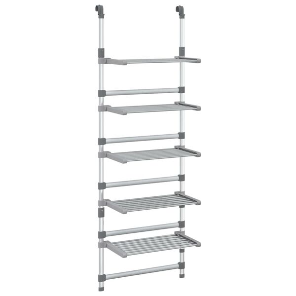 vidaXL 5-Tier Hanging Laundry Drying Rack Aluminium