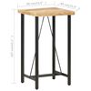 vidaXL Bar Table 60x60x107 cm Rough Mango Wood