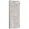 vidaXL Hand-Carved Wall Panel MDF 40x80x1.5 cm Black and White