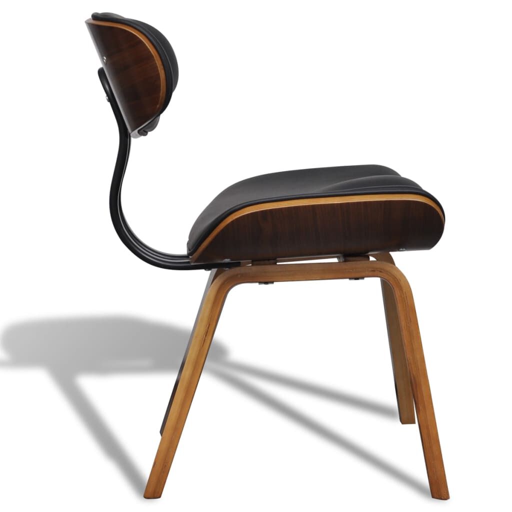 Artificial Leather Dining Chair with Backrest 2 pcs