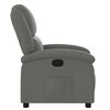 vidaXL Recliner Chair Dark Grey Fabric