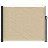 vidaXL Retractable Side Awning Beige 160x600 cm