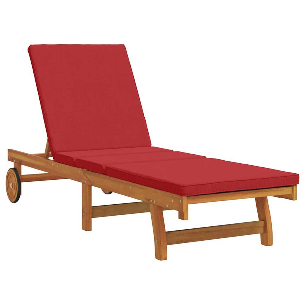 vidaXL Sun Lounger 3 pcs Brown 40 x 40 x 40cm Solid Acacia wood