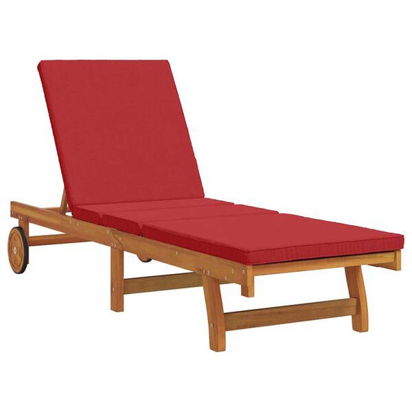 vidaXL Sun Lounger 3 pcs Brown 40 x 40 x 40cm Solid Acacia wood