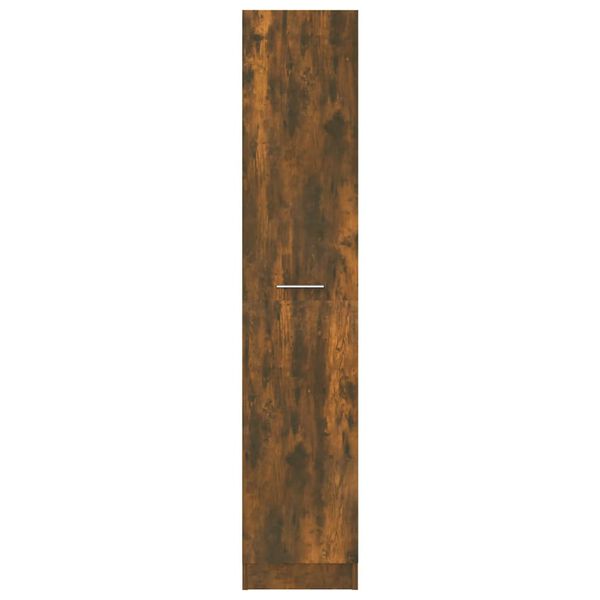 vidaXL Apothecary Cabinet Smoked Oak 30x42.5x150 cm Engineered Wood