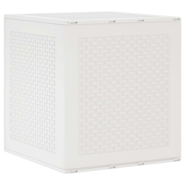 vidaXL Storage Box with Storage White 55 x 53 x 57 cm Polypropylene