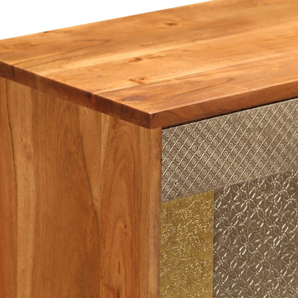 vidaXL Sideboard 80x30x75 cm Solid Acacia Wood