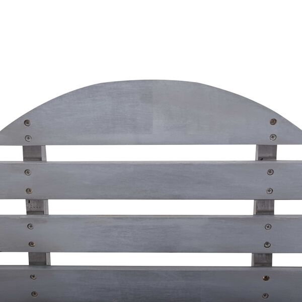 vidaXL Adirondack Chair Solid Acacia Wood Grey