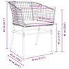 vidaXL Garden Dining Set 5 pcs Brown Poly Rattan