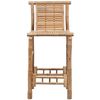 vidaXL Bar Stools 2 pcs Bamboo