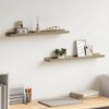 vidaXL Wall Shelves 2 pcs Sonoma Oak 60x9x3 cm