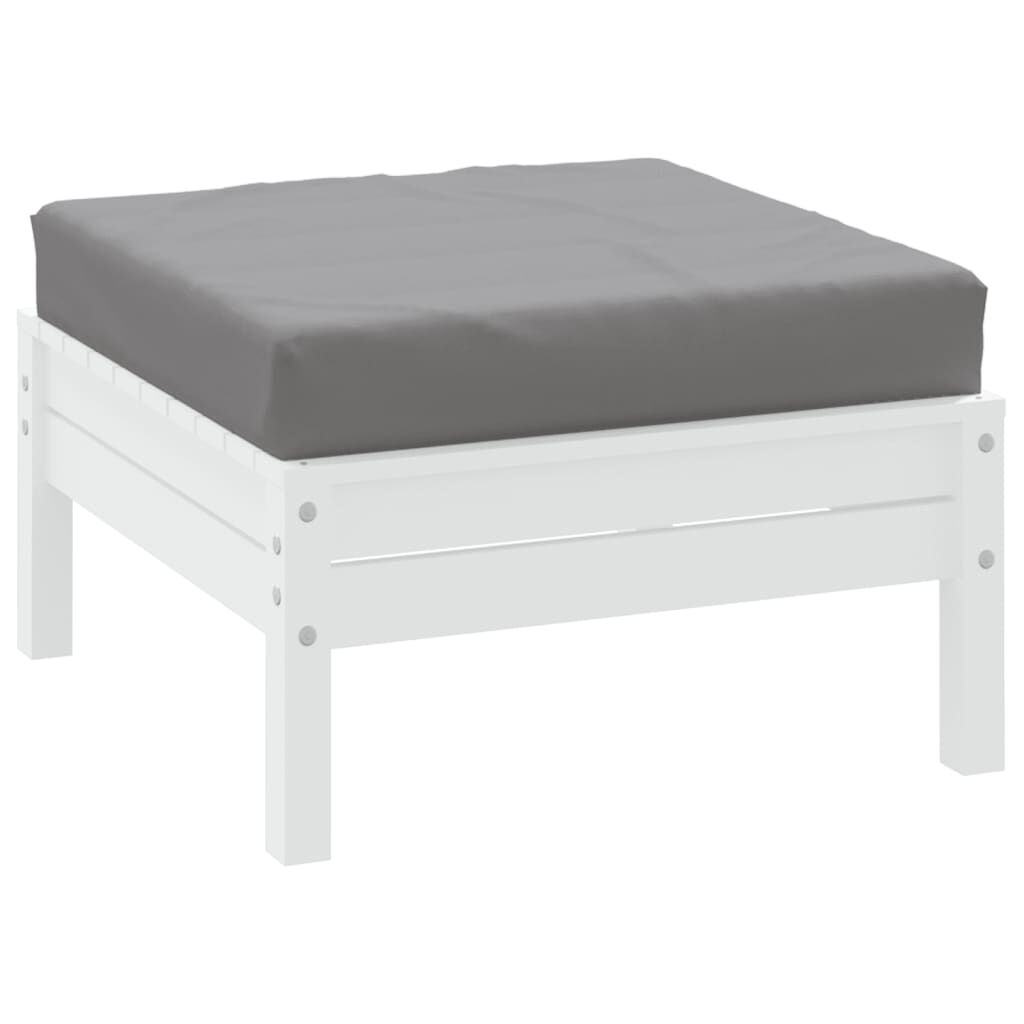 vidaXL Pallet Cushion Grey Oxford Fabric