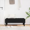 vidaXL Bench Black 113 x 57 x 39 cm Fabric