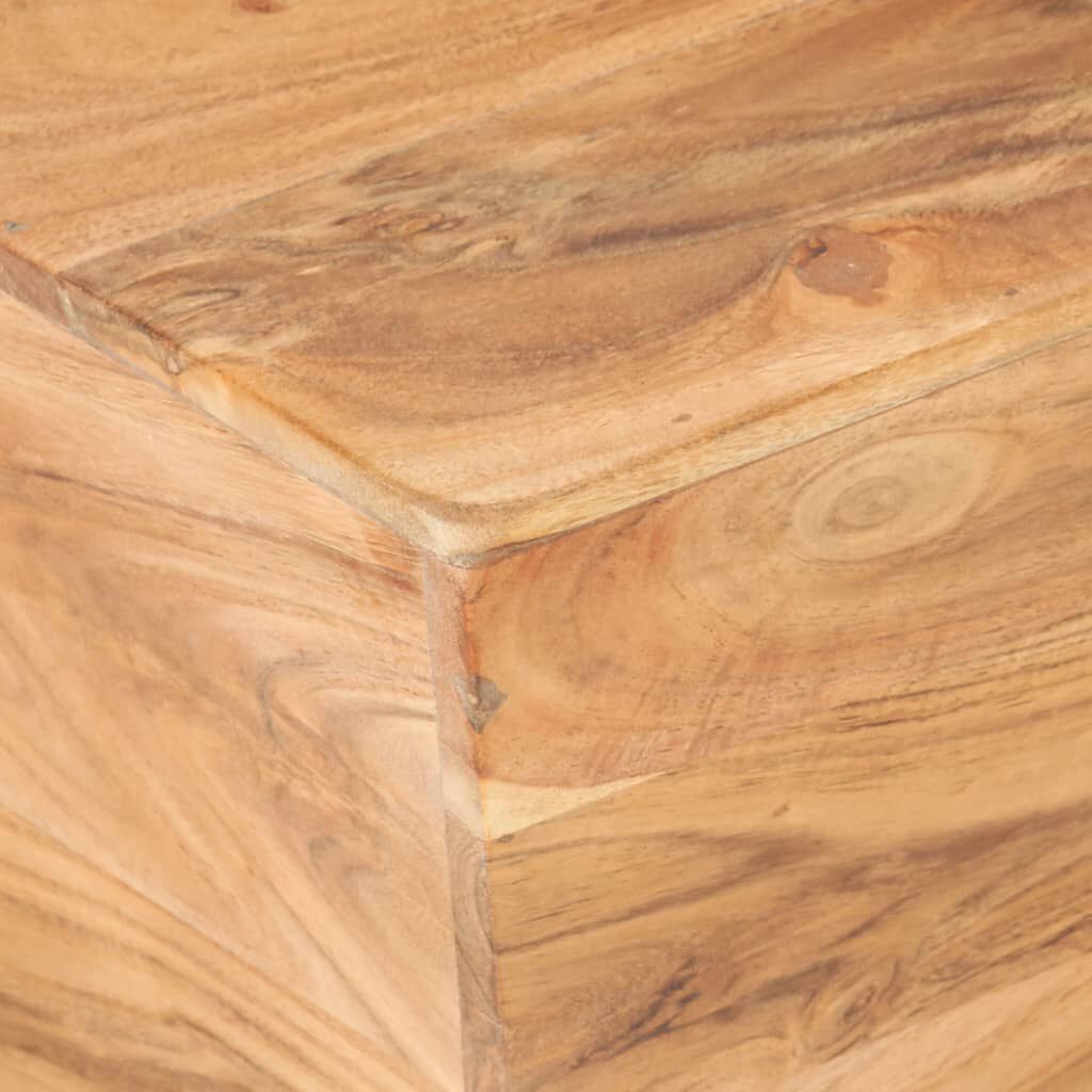 vidaXL Coffee Table V-shape 66x66x30 cm Solid Acacia Wood