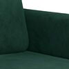 vidaXL Sofa Chair Dark Green 60 cm Velvet