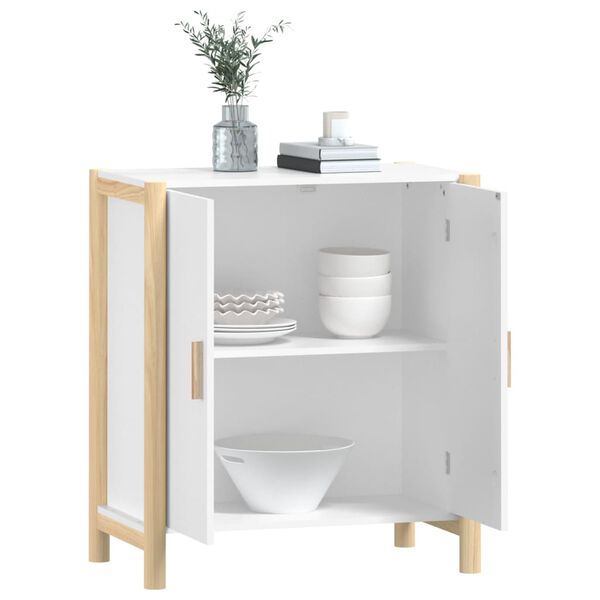vidaXL Sideboard White 62x38x70 cm Engineered Wood