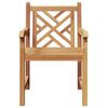 vidaXL Garden Chairs 2 pcs Brown 58 x 60 x 90 cm Solid teak wood