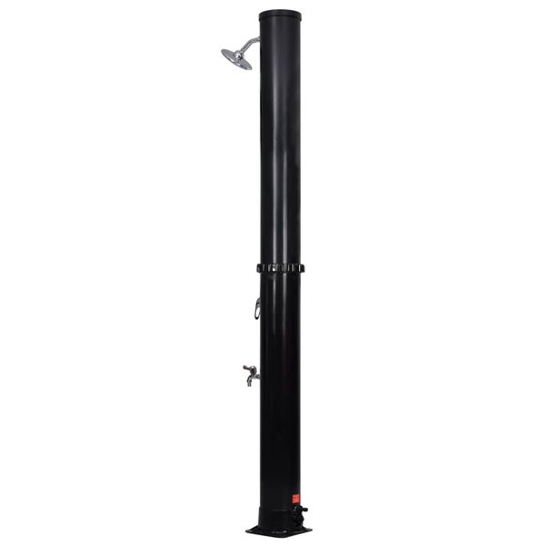 vidaXL Outdoor Solar Shower with Shower Head and Faucet 40 L