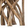 vidaXL Log Coffee Table 40x40x40 cm Mixed Recycled Wood