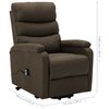 vidaXL Stand up Chair Brown Fabric
